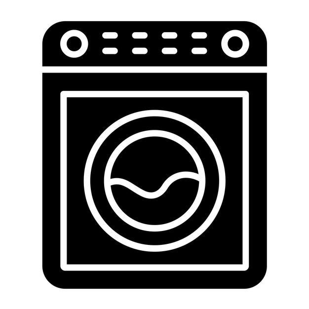 ベクトルデザイン 洗機のアイコンスタイル