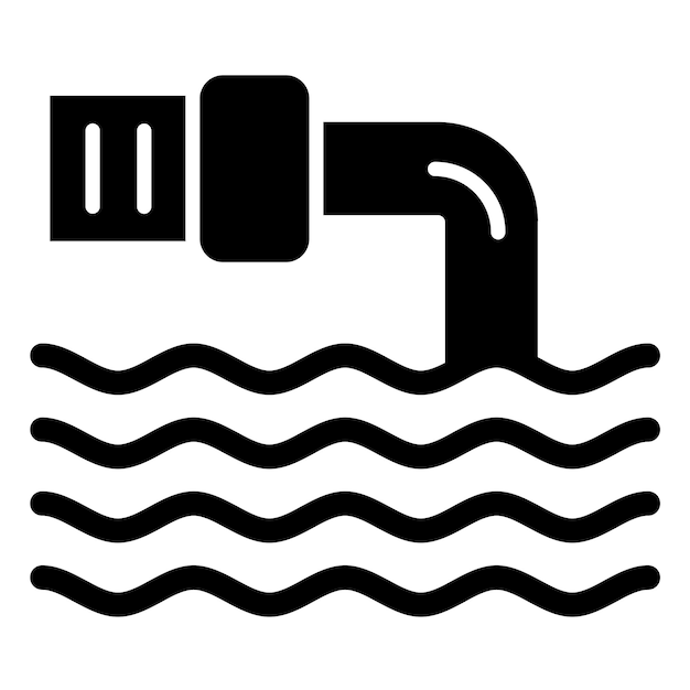 Vector Design Waste Water Icon Style