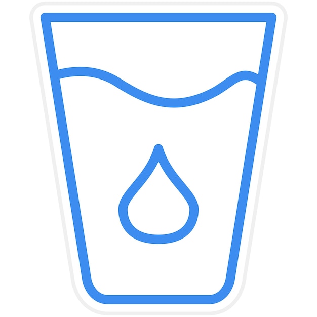 Vector vector design water icon style