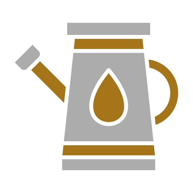 vector design watering can icon style