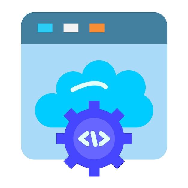 Vector Design Web API Icon Style