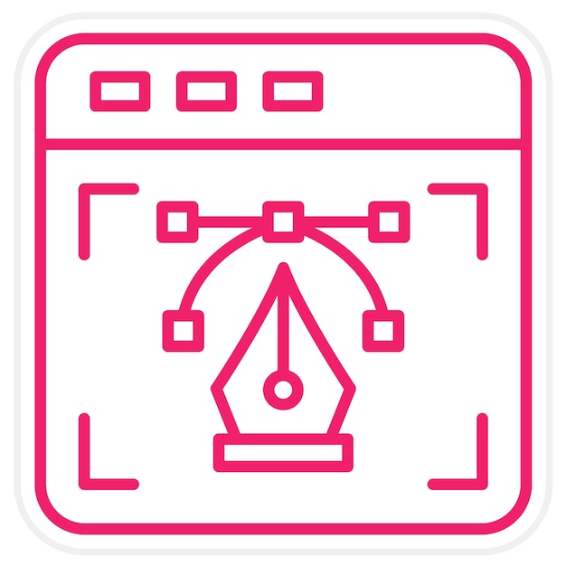 Vector Design Web Vector Design Icon Stijl