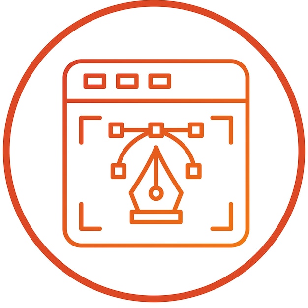 Vector Design Web Vector Design Icon Stijl