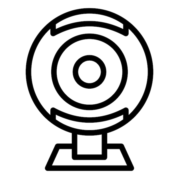 Vector Design Webcam Icon Style