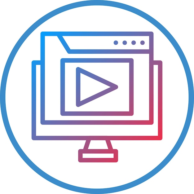 터 디자인 웹캐스트 아이콘 스타일