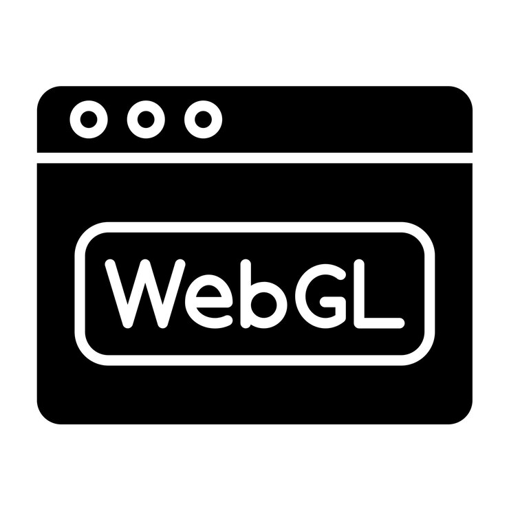 Vector vector design webgl icon style