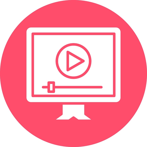 Vector Design Webinars Icon Stijl