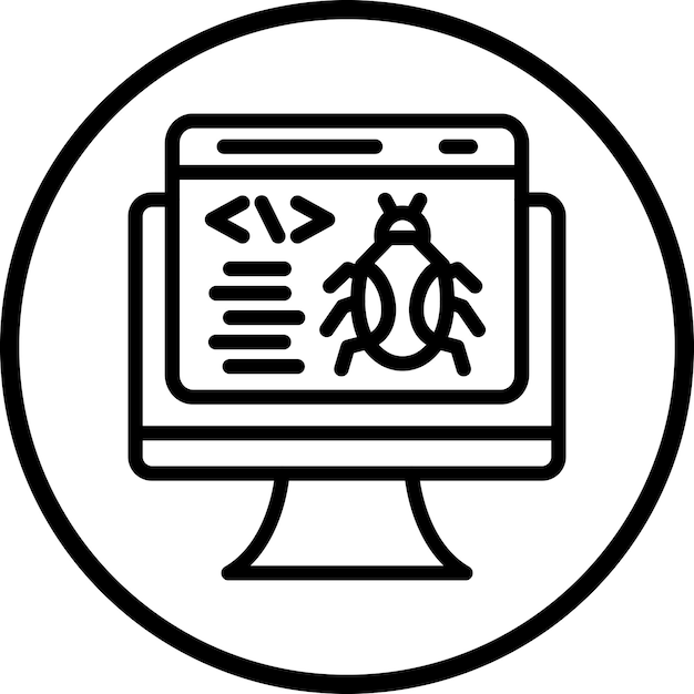 Векторный дизайн веб-сайта Стиль иконки ошибки
