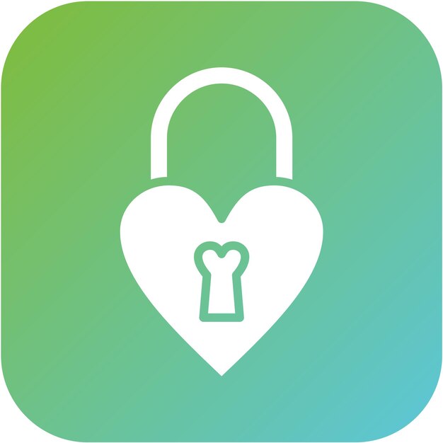 Vector vector design wedding padlock icon style