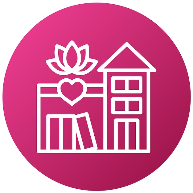 Vector vector design wellness resort icon style