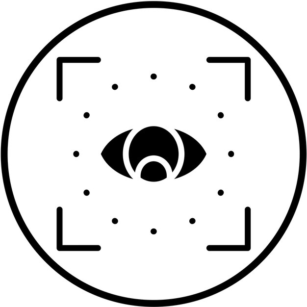 Vector Design Wellness Vision Icon Stijl