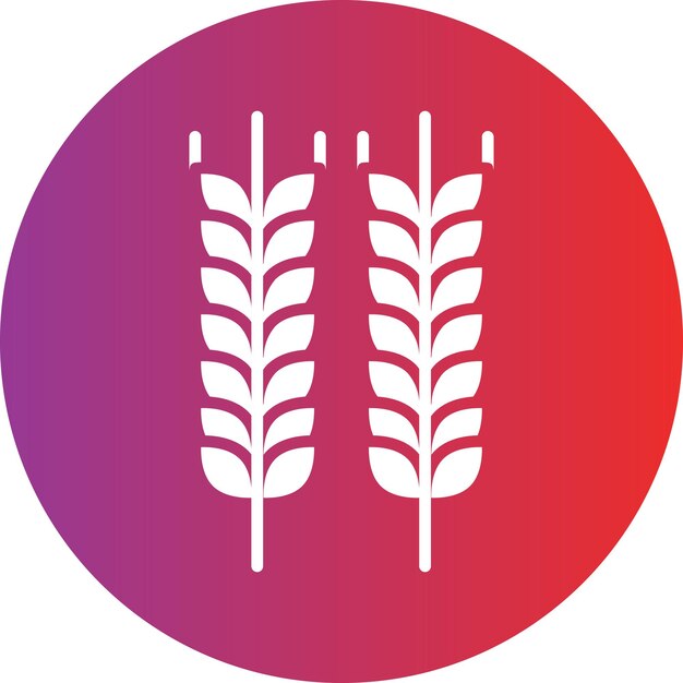 Vector Design Wheat Icon Style