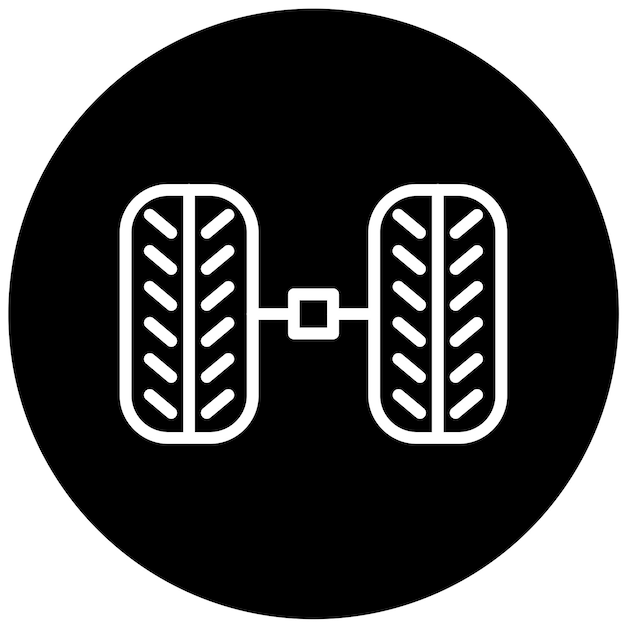 Vector vector design wheel alignment icon style