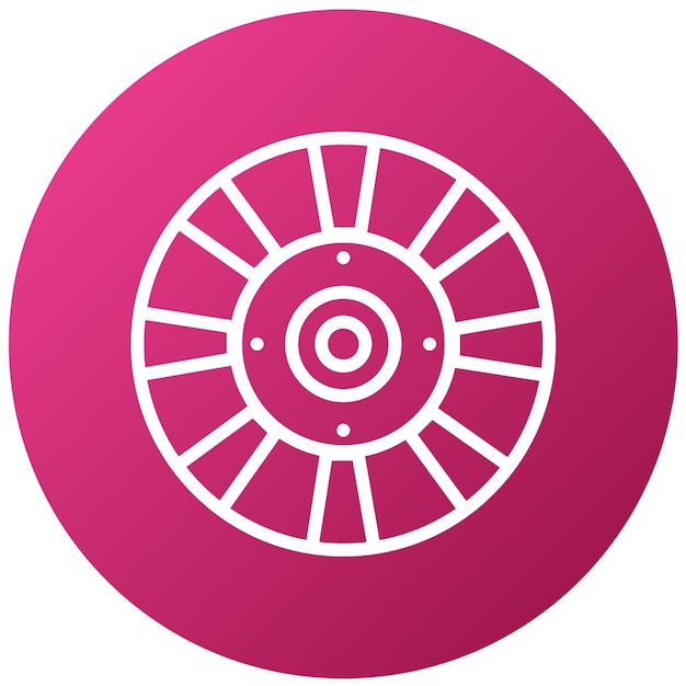 Vector vector design wheel icon style