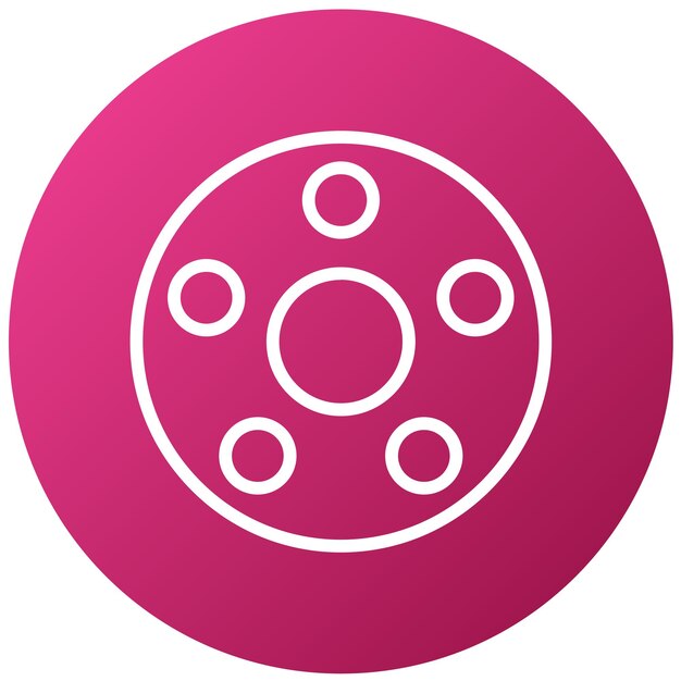 Vector Design Wheel Spacers Icon Style