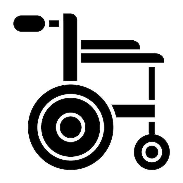 Vector Design Wheelchair Icon Style