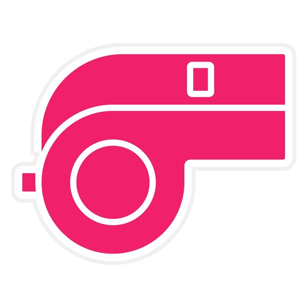 Vector Design Whistle Icon Style