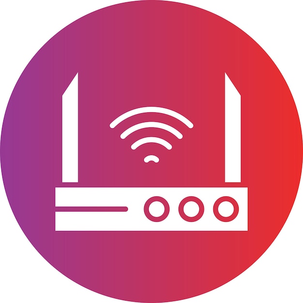 Векторный дизайн значка подключения Wi-Fi