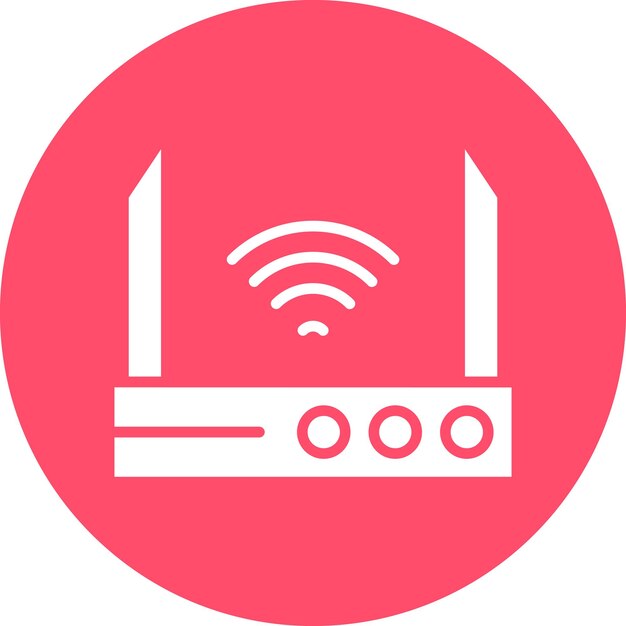 Векторный дизайн значка подключения Wi-Fi