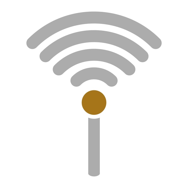 ベクトル デザイン Wi-Fi 接続 アイコン スタイル