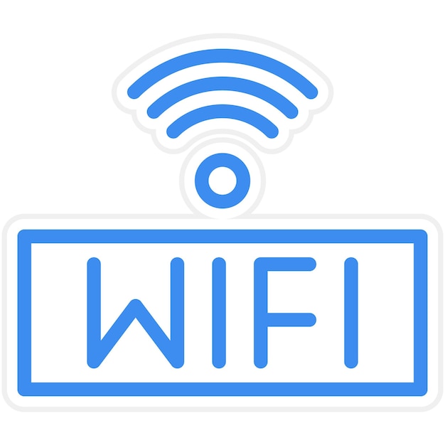 vector design wifi icon style