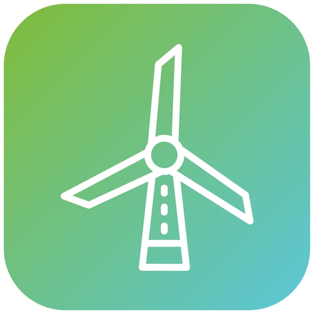 Vector vector design wind energy icon style