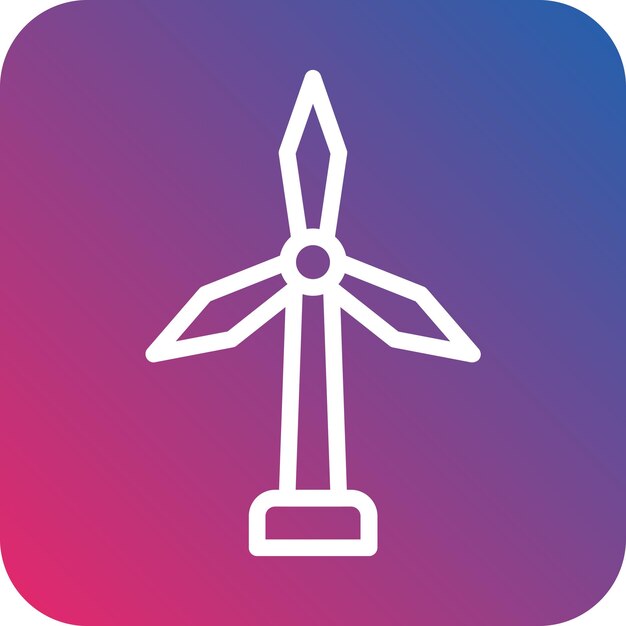 Vector vector design windmill icon style