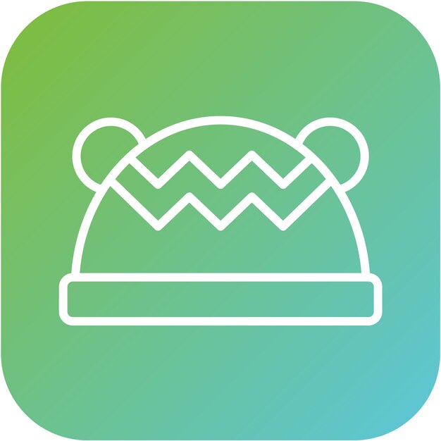 Vector Design Winter Hat Icon Style