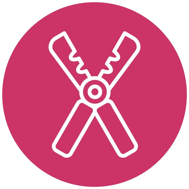 Vector vector design wire cutter icon style