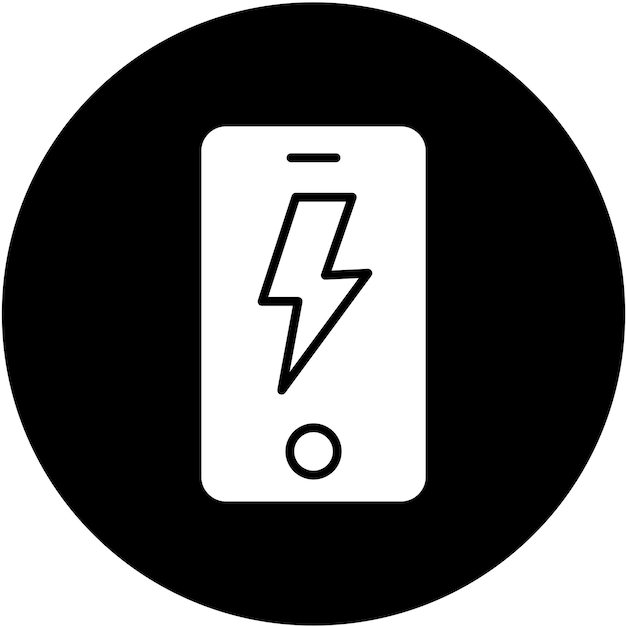 Vector Design Wireless Charging Icon Style