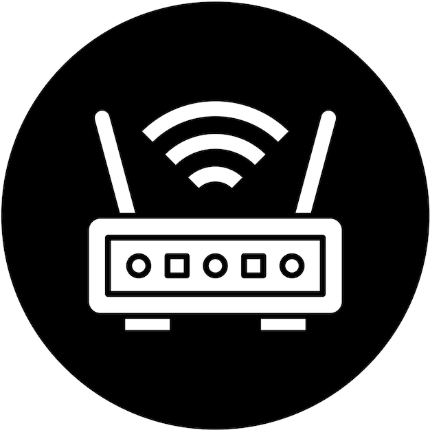 Vector vector design wireless router icon style