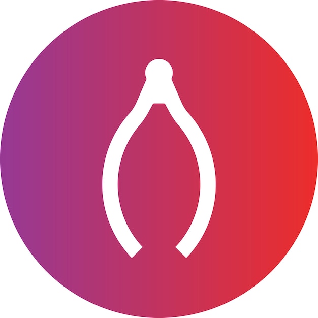 Vector Design Wishbone Icon Style