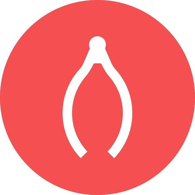 Vector Design Wishbone Icon Style
