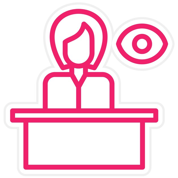 Premium Vector | Vector Design Witness Icon Style