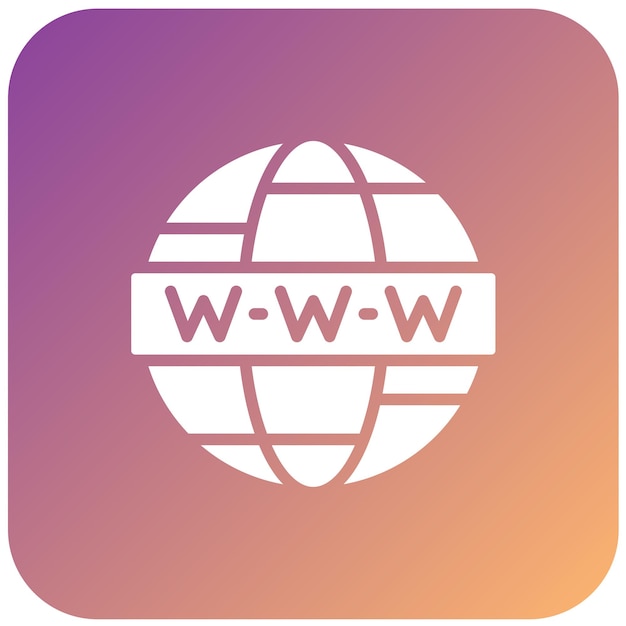Vector Design Worldwide Icon Style
