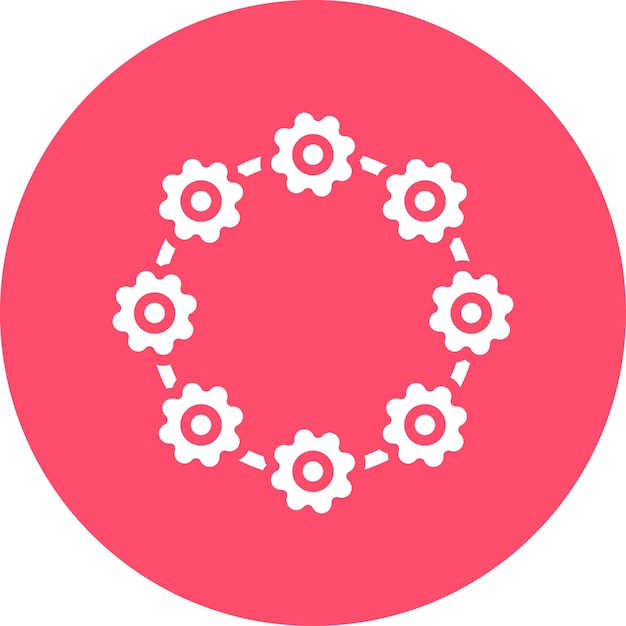 Vector vector design wreath icon style