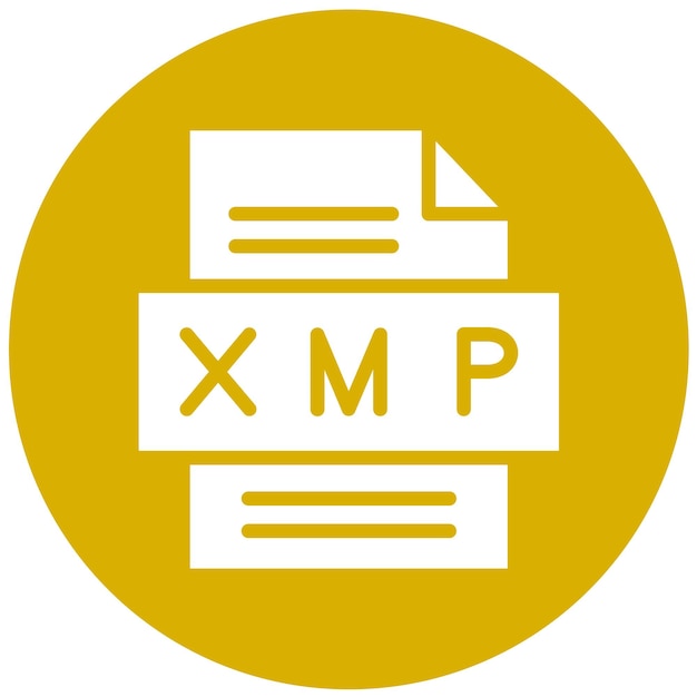 Vector vector design xmp icon style