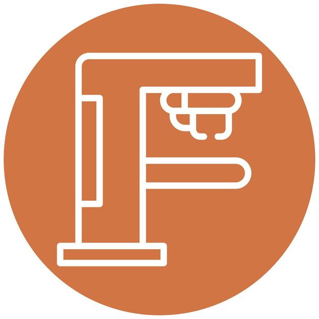 vector design xray machine icon style
