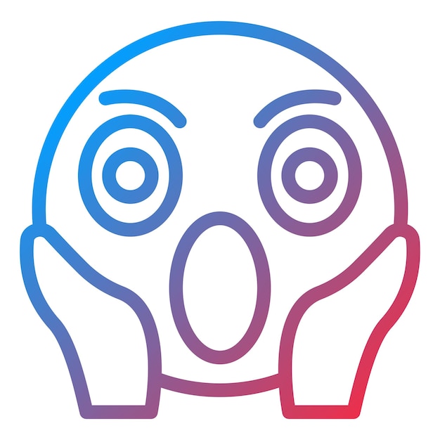 Vector Design Yelling Icon Style