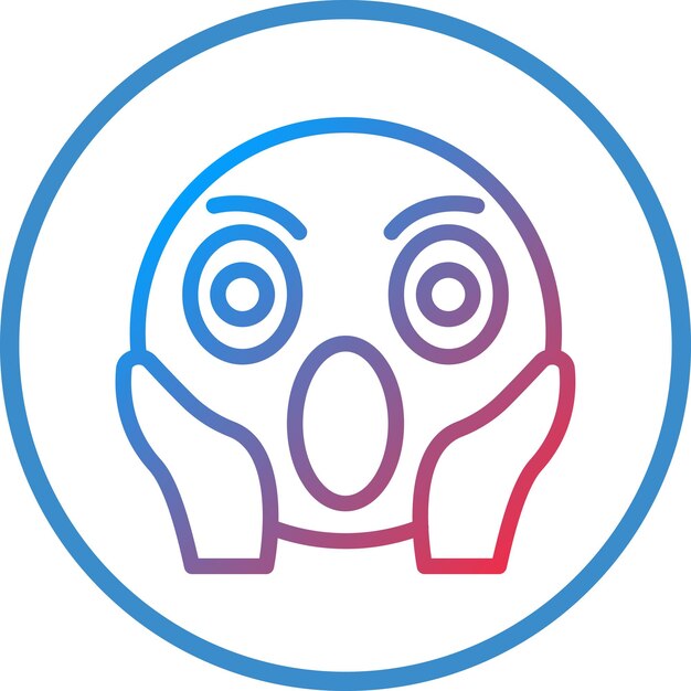 Vector Design Yelling Icon Style