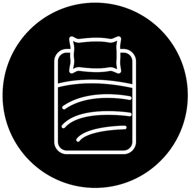 Vector Design Zijde Comforter Icon Stijl