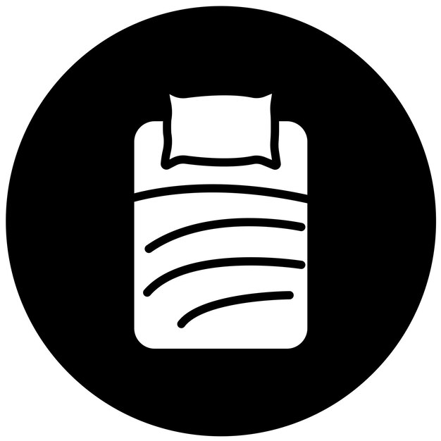 Vector Design Zijde Comforter Icon Stijl