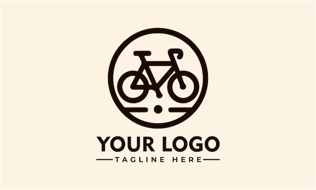 Modello di logo vettoriale dettagliato per biciclette per sport all'aperto modello di logo vintage