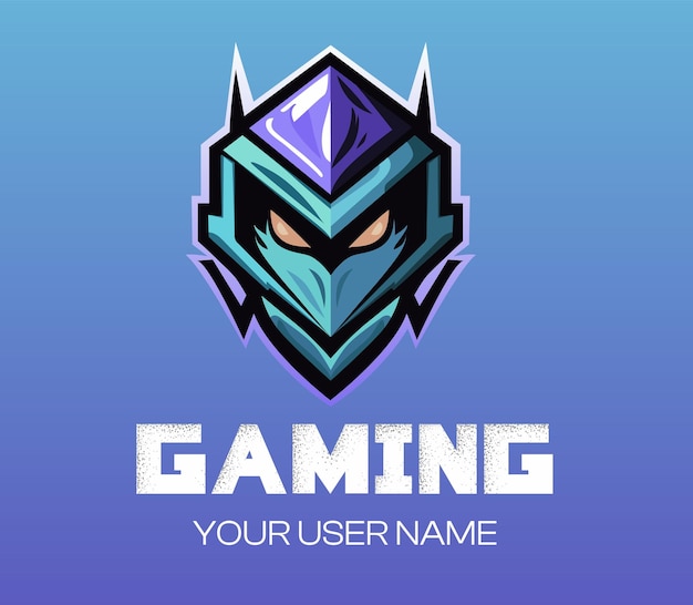 Vector detailed esports gaming logo mascot template