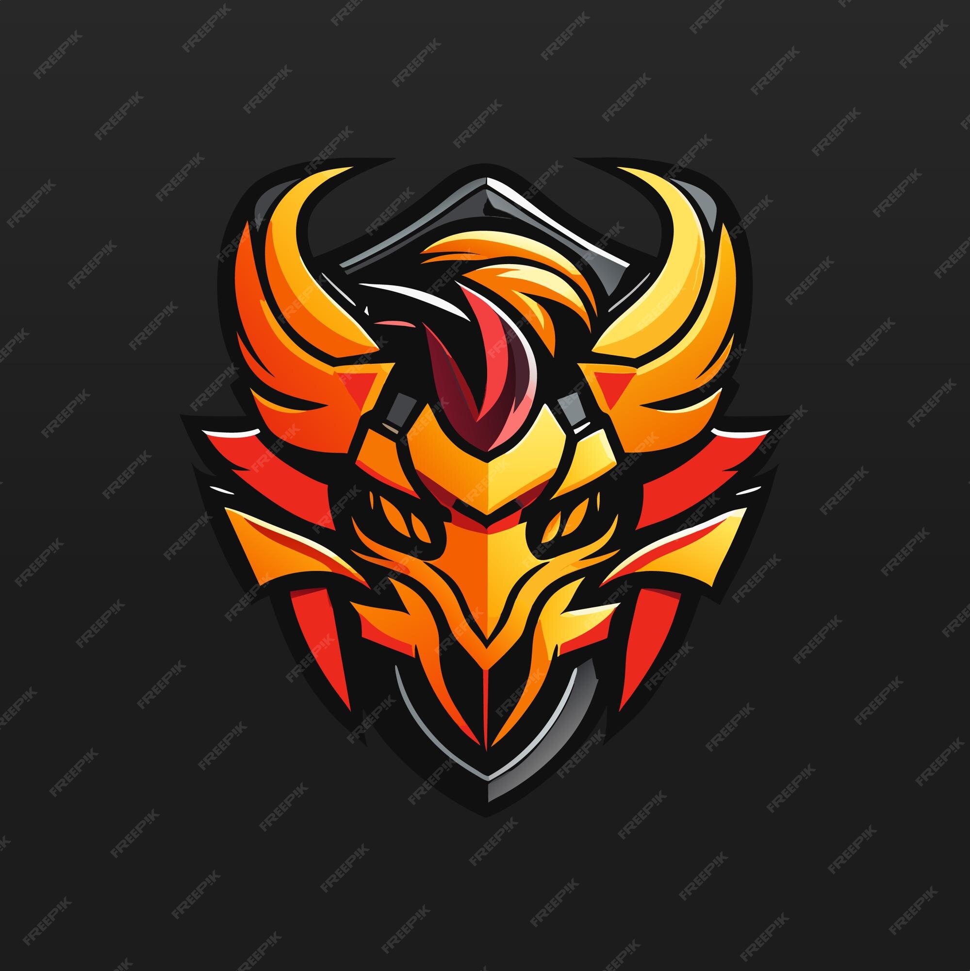 Premium Vector  Mascot esports gaming logo free vector template