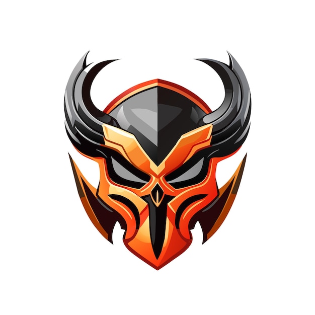 Vector detailed esports mascot gaming logo design template
