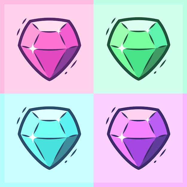 Vector diamond design