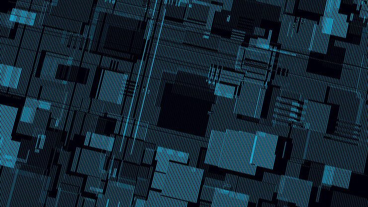 Vector vector digital database cyberspace decoding algorithms hacked software cyber security with moving particles big data visualization