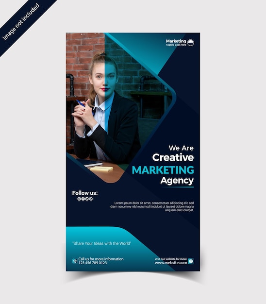 Vector vector digital marketing agency instagram post