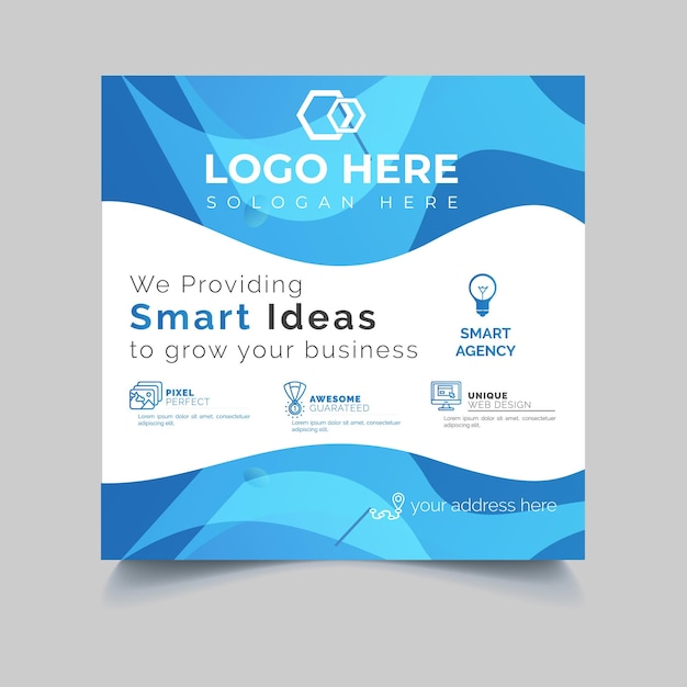 Vettore vector marketing digitale creativo social media banner instagram post flyer modello banner design
